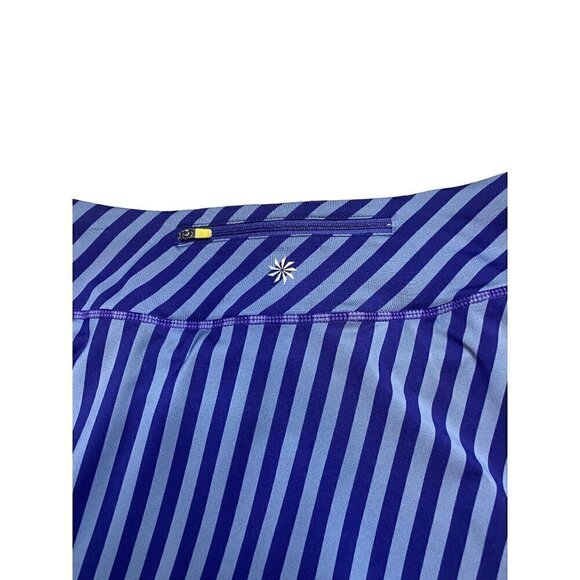 ATHLETA Purple & Grey Striped Swagger Skort Size S - Picture 4 of 8